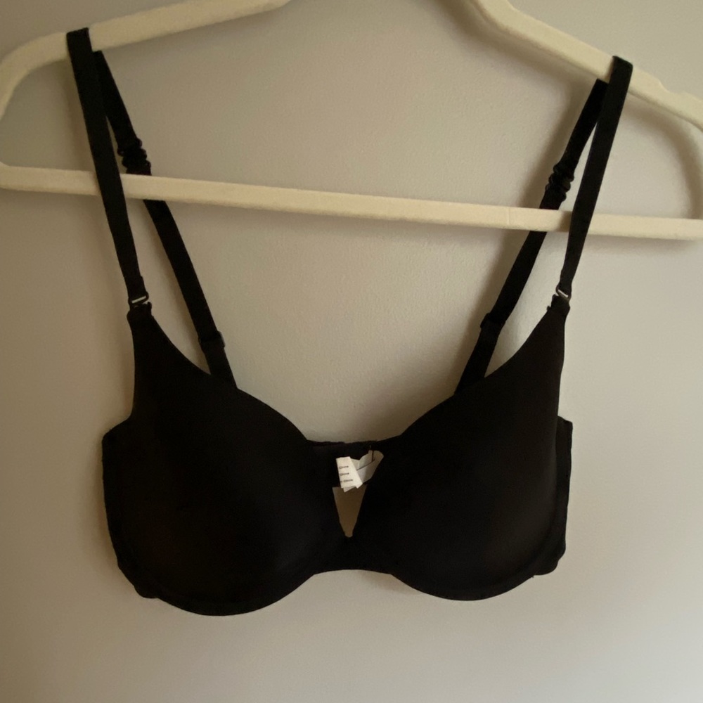 Simone perle black bra 32d made in France